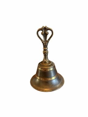 Unbranded Bronze & Gold Decor Bell One Size